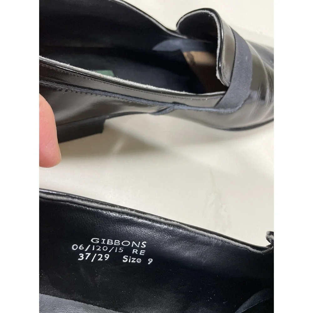 Rembrandt  Barratts Mens GIBBONS Dressy Shoes Sz 9 Black Patent Leather